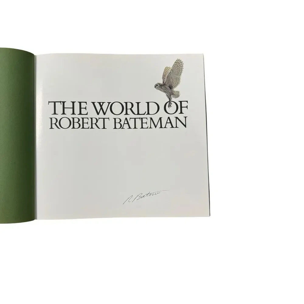 Signed 1st Edition The World of Robert Bateman Text by Ramsay Derry 1985 HC DJ